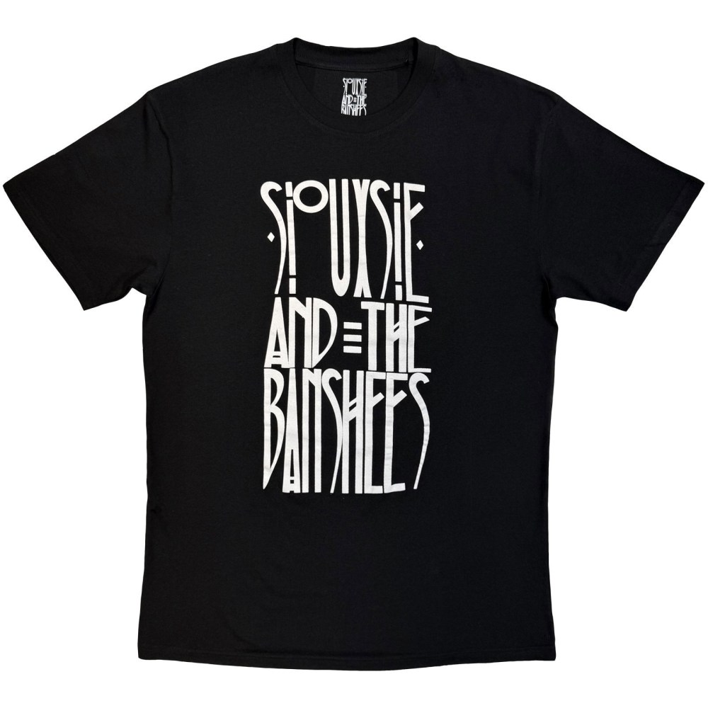 Siouxsie & The Banshees - Logo Mono Herren TShirt - Schwarz/Weiß